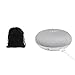 Google Speaker (1st Gen) for Home – Gray – Minimalist Design, 360-Degree Sound, Voice- Speaker, Bulk Pacakging, Includes Velvet Pouch