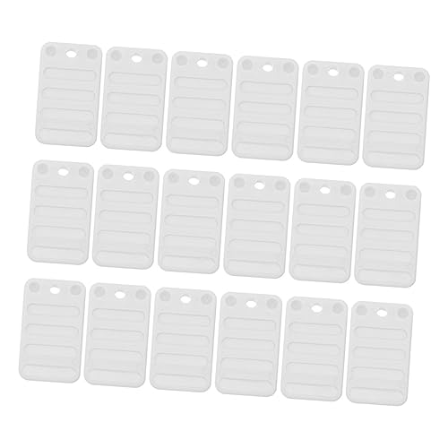 KALLORY Furniture Leveling Feet 18pcs Construction Shims Stacking Design for Table and Sofa