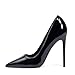 Elisabet Tang Women Pumps, Pointed Toe High Heel 4.7 Inch/12cm Party Prom Shoes Stiletto Wedding Heels for Bride Shoes for Women Black Pumps Size 8