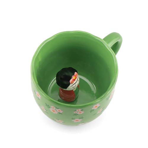 Sass & Belle Frida Kahlo Überraschungs-Tasse Künstlerische einzigartige Kaffeetasse für Frida-Fans Kaffeetasse und Teetasse von Sass & Belle