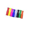 EXCEART 8 Stuks Siliconen Rietjes Tips Food Grade Herbruikbare Tip Cover Anti- Brandwonden Koude Rietjes Cover Bescherm…
