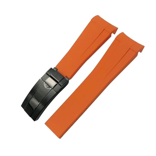 [XGYOMVB] 20mm 21mm 22mm o[EHb`oh Tu}[i GMT}X^[ fCgi VRXgbv ubN 18mm 19mm EHb`oh uXbg(Orange black,21mm)