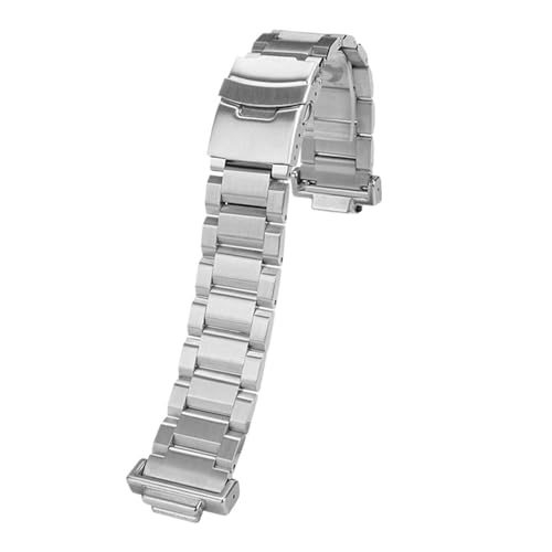 AZSHIW �V���o�[�u���b�N�X�e�����X�X�`�[���X�g���b�v �J�V�I G-shock DW5600 GW-5000 5035 GW-M5610 �E�H�b�`�o���h 16mm �����Y�E�H�b�`�`�F�[��, 16mm, �A�Q�[�g