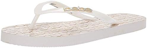 Samirah Logo Flip Flops White / 6