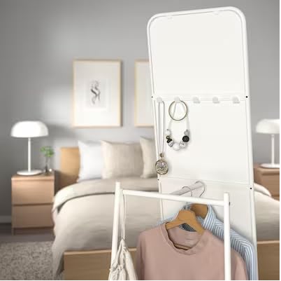 Amazon.co.jp: IKEA(イケア) KNAPPER スタンドミラー ホワイト