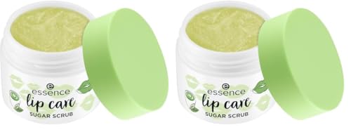 Essence Lip Care Sugar Scrub, Hidratar/Humectar, Regenerar, Cuidado (9G) (Paquete de 2)