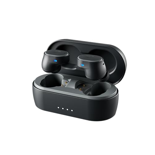 Image of Skullcandy Sesh ANC XT Wireless Earbuds, Bluetooth Headphones, Noise Cancelling, Up to 46 Hours Battery with Charging Case, Sweat and Water Resistant, Microphone for iPhone Android - True Black