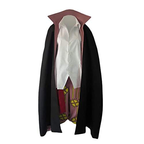Anime One Piece Shanks Red Hair Cosplay Disfraces Conjunto Completo Traje de Disfraces de Halloween...