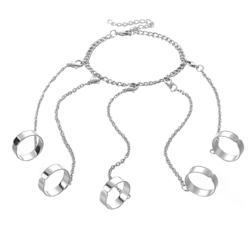 Bague combinée en chaîne : ajustez vos anneaux ouverts sans douleur