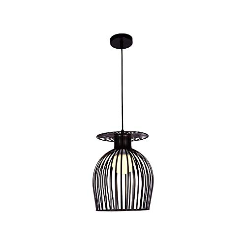 Suspension luminaire nid d'oiseau noir 25x30cm plafonnier industriel restaurant