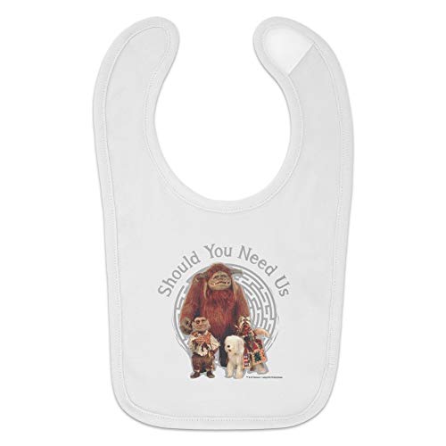 Should You Need Us Labyrinth With Ludo Hoggle and Didymus Baby Bib2