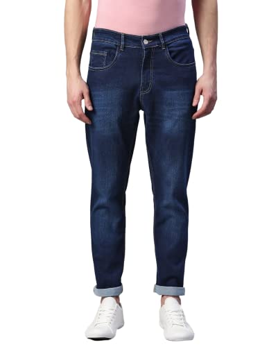 Image of Hubberholme Men's Stretchable Slim Fit Jeans - Casual Cotton Jeans for Men