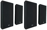 Rockville (4) RockSlim Black Home Theater 5.25