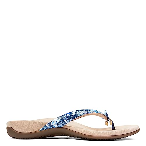 Image of Vionic Women's Rest Bella Toe Post Sandal- Supportive Ladies Orthotic Sandals that include Three Zone Comfort with Arch Support- Flip Flop for Ladies, Medium and Wide Width Size 5-12
