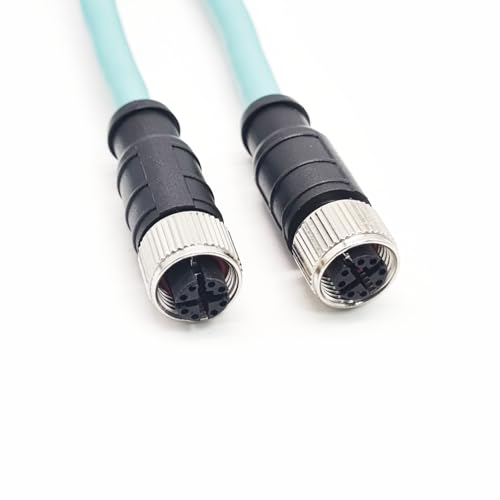 Cable Ethernet Industrial Cat7 M12 8 pines hembra 10 m miniatura 1
