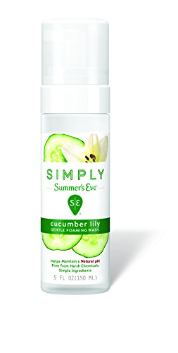 Simply Summer's Eve Ultra Soft Foaming Wash, Cucumber Lily, 5 Ounce (Pack of 1)