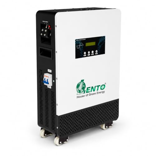 Image of Lento 2100VA 25.6V Solar Hybrid Lithium Battery Inverter | Inbuilt LiFePO4 Battery | Pure Sine Wave UPS | PWM Solar Controller | Home & Office Power Backup | Maintenance-Free Design