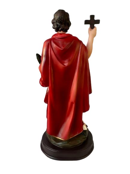 Figura Religiosa San Expedito Resina 8.5 pulgadas miniatura 3