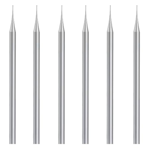 Asyduey Set di 6 Frese A Sfera, Punte A Sfera con Gambo da 3/32 Pollici (0,8 Mm) Durevole Facile da Installare Facile da Usare