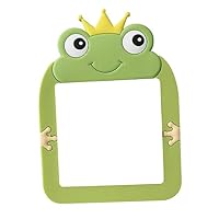 Angoily Cartoon Frog Sticker Glow Dark Protective Cover for Boy Girl Room Easy to Apply Removable Silicone Wall Decal Cute Home Decor for Light