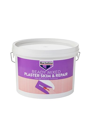Bartoline Ready Mixed Plaster Skim and Repair 2.5 L, Easy Applica...