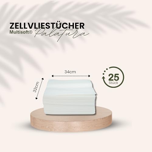 Palatura Putztücher, Ölsaugtuch, Holzpflegetuch, Reinigungstücher Werkstatt, 25 Stück, 32x34cm, extra saugfähig und robust
