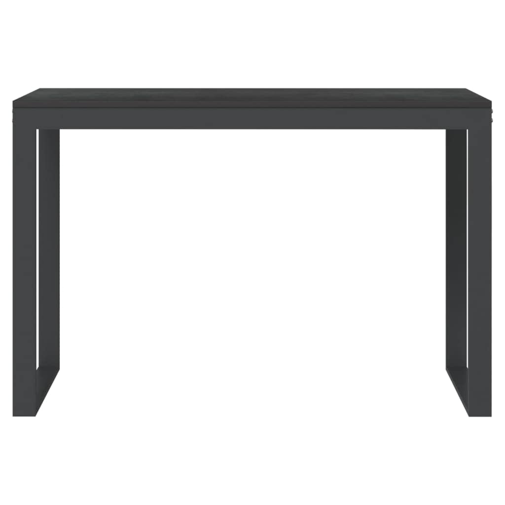 Scrivania Make Up Scrivania Gaming Tavolo Gaming Tavolo Da Lavoro Scrivania per Computer Nera 110x60x73 cm in Legno Multistrato per Soggiorno Sala Studio Studio Camera Da Letto
