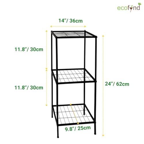 Image of ecofynd 3 Tier Water Dispenser Stand, Heavy Duty Water Cooler Storage Rack, 20 Litre Metal Bottle Holder for Home & Kitchen, Office, School, Hospitals, Restaurants(BS-PS037)