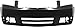 Front Bumper Cover for DODGE GRAND CARAVAN 2008-2010 Primed with Headlight Washer and Fog Light Holes - CAPA