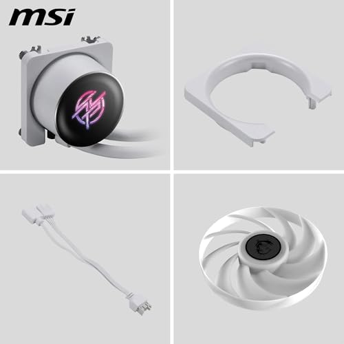 MSI MPG Coreliquid P13 360 Bianco Raffreddamento a Liquido CPU - vue 7