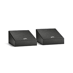 Polk Monitor XT90 Hi-Res Height Speaker Pair for 3D Sound Effect – Dolby Atmos-Certified, DTS:X and DTS Virtual:X Compatible, Surround Sound Speakers, 4″ Dynamically Balanced Woofer, Midnight Black
