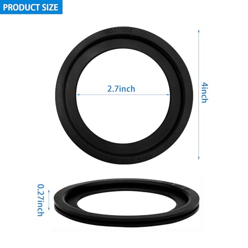 Image of RV Toilet Seal, Flush Ball Seal Kit Replacement Parts 385311658 for Dometic 300 /310 /320, RV Parts with Rubber Gloves