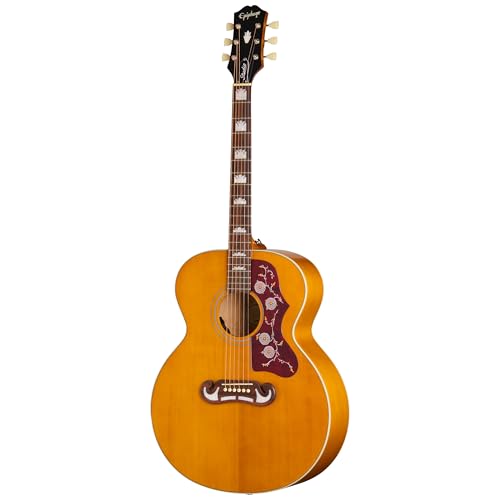 Epiphone J-200 Studio Jumbo Acoustic Electric Natural with Bag