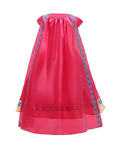 Furutonhe Girls Arabian Princess Costume With Headband Jewelry Set Halloween Dress Up Accessories 4-5T #TOP2