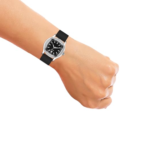 Image of styledose Minimalist dial Softest Adjustable Silicon Belt Quartz Analog Date Display Wrist Watch for Men