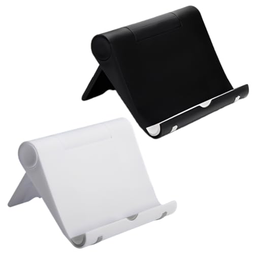QEDBOJE Lot de 2 supports de téléphone portable, pliables, réglables, compatibles avec les...