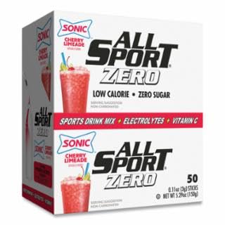 All Sport ZERO Drink Mix Powder Sticks, 500/EA (500ct, Sonic Cherry Limeade)