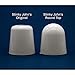 Stinky John's Tall Toilet Bolt Caps - Universal Fit with a Round Top - White Caps (4)