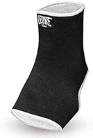 LEONE 1947, Doppelseitige Fußkettchen, Unisex-Erwachsene, Schwarz/Weib, S, AB716