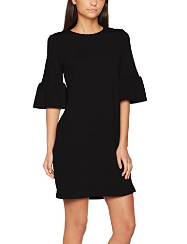 New Look Flute Tunic Vestido, Negro (Black 1), 44 para Mujer