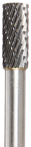 Image of Drill America SA-12 Carbide Burr /Rotary File Cylindrical Double Cut for Die Grinder 1 /8 inch Dia. x 5 /8 inch Cut Length with 1 /4 inch Shank and 2 inch Overall Length, DUL Series