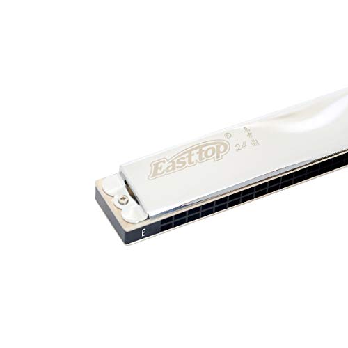 East Top 24 trous Tremolo Harmonica Key E, Harmonica professionnel pour adultes, musiciens de groupe et étudiants T2406 - Les Beatles, Paul McCartney, John Lennon, RIngo Starr, George Harrison East Top 24 trous Tremolo Harmonica Key E, Harmonica professionnel pour adultes, musiciens de groupe et étudiants T2406 – Image 7