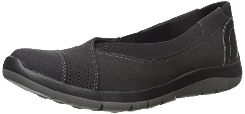 Aravon Women's Wembly Envelope Fashion Sneaker, Black, 10 2A US