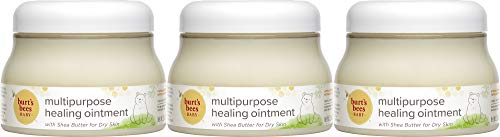 Image of Burt's Bees Baby Diaper Balm, Multipurpose Healing Ointment Softens & Calms Dry Skin, Eczema Safe, with Shea Butter, Plant Based Formula, Pediatrician Tested, 7.5 Oz (Pack of 3)