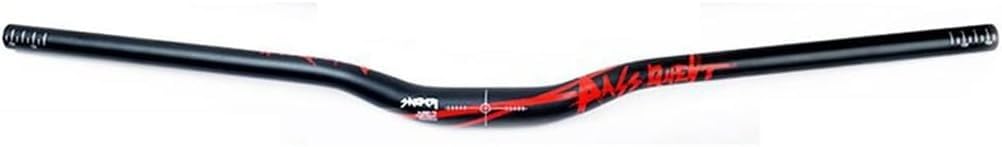 Manillar de Bicicleta, Manillar de Aluminio para Bicicleta de montaña, Bicicleta de Carretera, piñón Fijo, Manillar Elevado de 31,8 mm × 780 mm.
