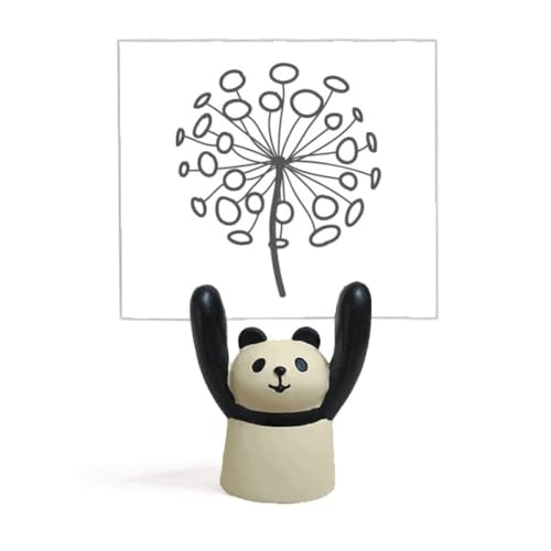 Porte-mémo pissenlit panda pour ne plus perdre vos notes de bureau