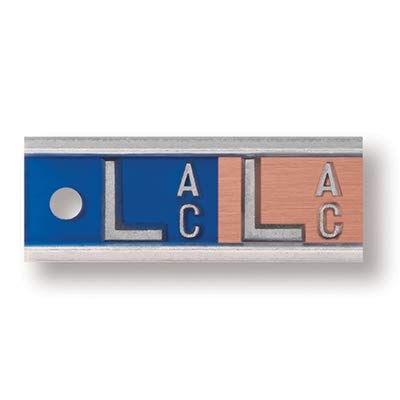 X-Ray Markers (Aluminum) - Half Copper Filtered, Left ONLY, 1/2" Lead Letter "L"