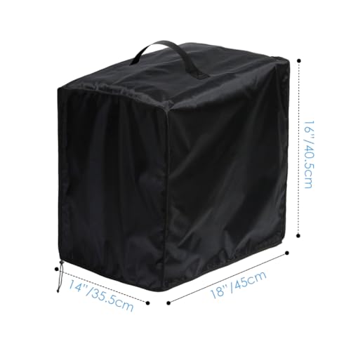 Funda para Fabricadora de Hielo 18"x14"x16" Negra Impermeable miniatura 7