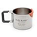 Kelly Kettle Trekker Kit 20oz Small Stainless Steel Camp Kettle with Whistle, Lightweight Camping Stove for Fishing, Hunting, Hiking, Survival Gear