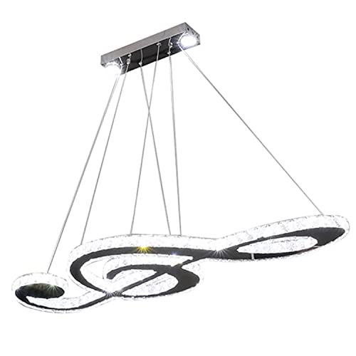 Lustre en cristal télécommandé pour régler la lumière du salon facilement
